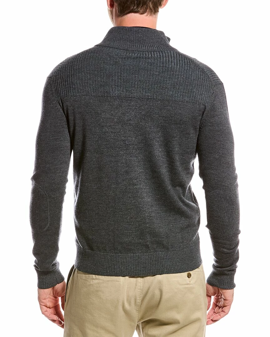 Budget π€© Bruno Magli Merino Wool 1/2-Zip Mock Sweater Men Sweaters β¨ - Image 2