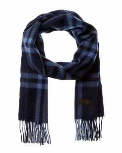 Buy 🥰 Bruno Magli Hickey Freeman Track Plaid Cashmere Scarf Men Scarves ✔️