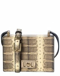 Best Sale ✨ Bruno Magli 1936 Snake-Embossed Leather Crossbody 👩 Women Crossbody Bags 🔔