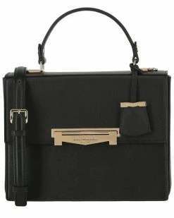 Best Pirce 💯 Bruno Magli Block M Top Handle Leather Satchel 👩 Women Satchels & Top Handles 🧨