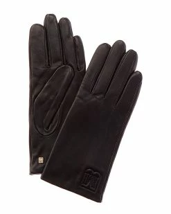 Top 10 💯 Bruno Magli Logo Cashmere-Lined Quilted Leather Gloves 👩 Women 🛒