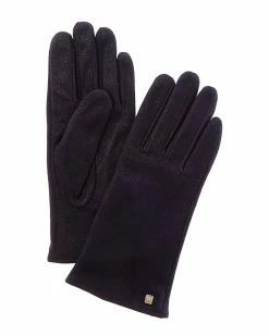 Best deal 🧨 Bruno Magli Cashmere-Lined Metallic Suede Gloves 👩 Women 🎁