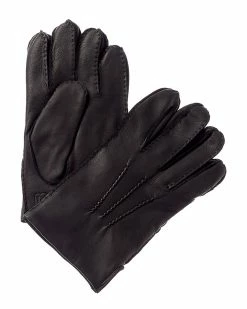 Best deal 💯 Bruno Magli Classic Cashmere-Lined Leather Gloves Men 👏