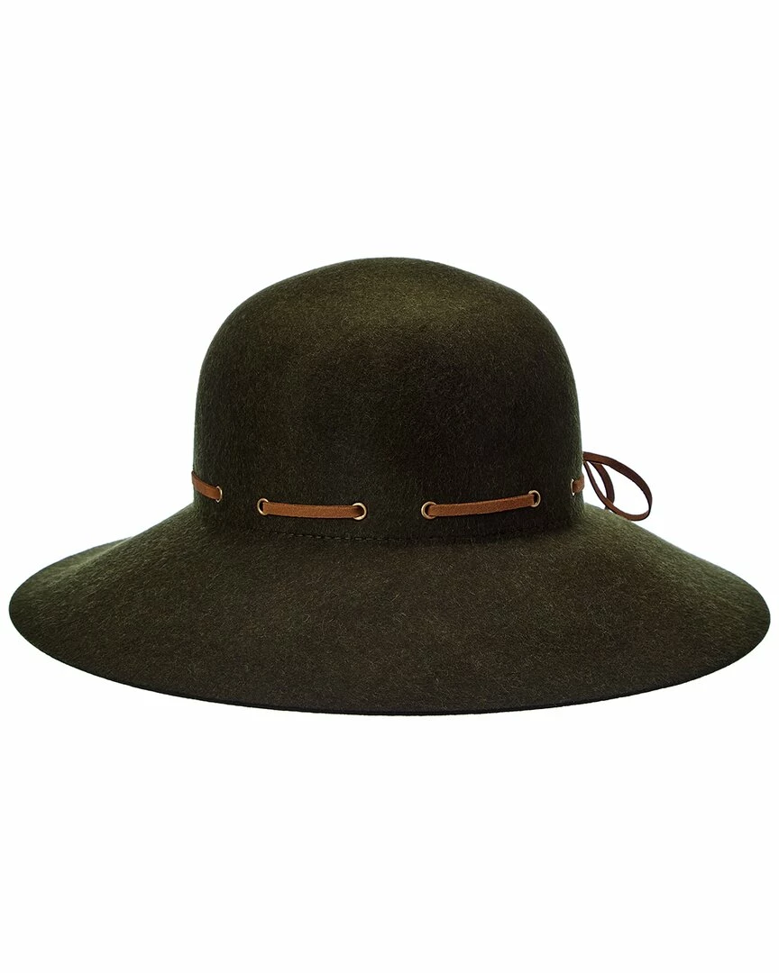 New β Bruno Magli Leather-Trim Wool Felt Hat π© Women Hats βοΈ