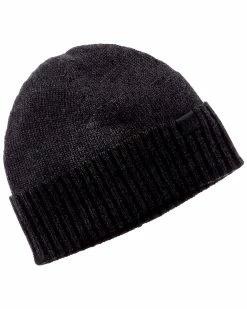 Buy 🔔 Bruno Magli Plaited Jersey Cashmere Hat Men Hats 🥰