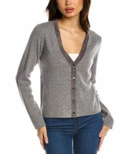 Best deal ⭐ Bruno Magli V-Neck Wool & Cashmere-Blend Cardigan 👩 Women Sweaters & Knits ⌛