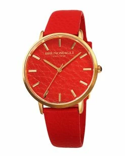 Promo 🧨 Bruno Magli 👩 Women's Roma Pelle ⌚ Watch ⌚ Watches ⭐