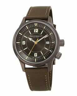 Promo 😉 Bruno Magli Men's Leather ⌚ Watch ⌚ Watches ❤️