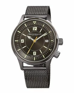 Budget ⭐ Bruno Magli Men's Stainless Steel ⌚ Watch ⌚ Watches 🎉