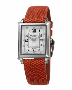 Outlet 💯 Bruno Magli 👩 Women's Leather ⌚ Watch ⌚ Watches ⌛
