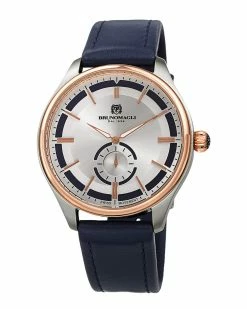 Flash Sale 🛒 Bruno Magli Men's Leather ⌚ Watch ⌚ Watches ✨