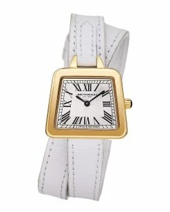 Best Sale 🤩 Bruno Magli 👩 Women's Leather ⌚ Watch ⌚ Watches ⭐