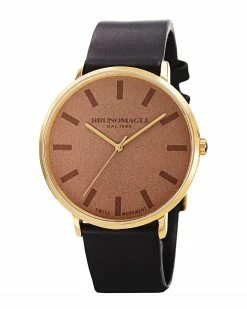 Top 10 🛒 Bruno Magli Men's Leather ⌚ Watch ⌚ Watches 👏