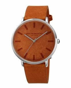 Deals 🥰 Bruno Magli Men's Leather ⌚ Watch ⌚ Watches 🎉