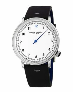 Buy 🎉 Bruno Magli Men's Leather ⌚ Watch ⌚ Watches ⭐