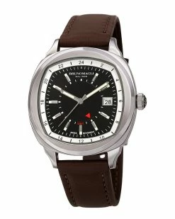 Buy 🔥 Bruno Magli Men's Leather ⌚ Watch ⌚ Watches 😍
