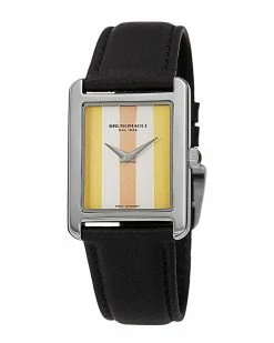 Discount ⭐ Bruno Magli 👩 Women's Leather ⌚ Watch ⌚ Watches 🔔