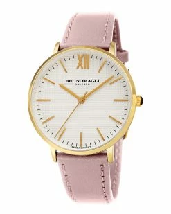 New ❤️ Bruno Magli 👩 Women's Leather ⌚ Watch ⌚ Watches 🛒